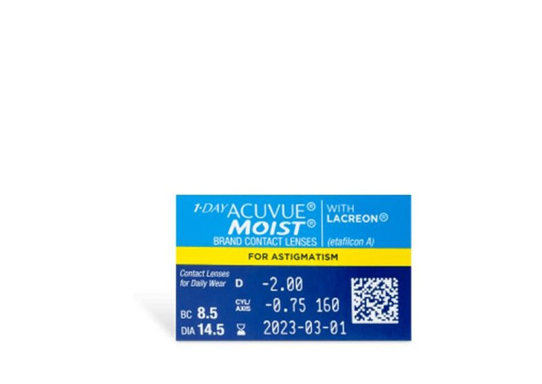 1-DAY ACUVUE® MOIST® for ASTIGMATISM 30pk