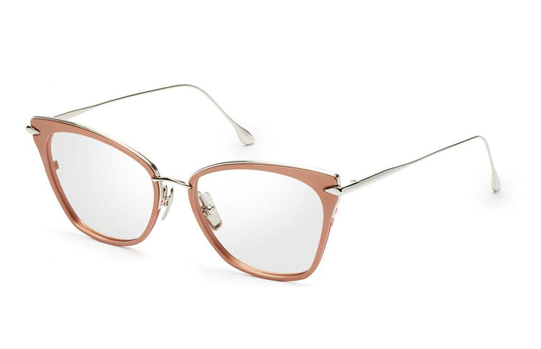 Rose Gold-Silver w/Clear / 54 - 17 - 142