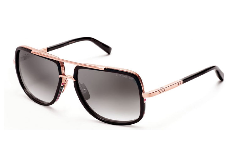 Black-Rose Gold w/Grey Gradient and Gold Flash / 59 - 17 - 127