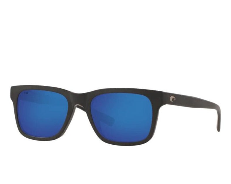 Matte Black w/Blue Mirror / M